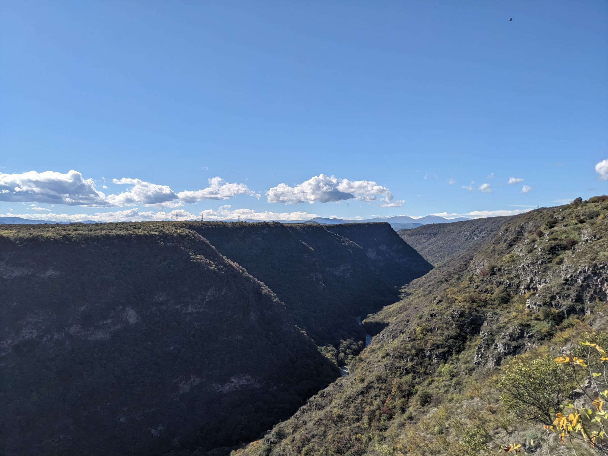 Khrami Schlucht von oben Khrami Schlucht von oben