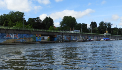 Der Bootsteg im Jahr 2011