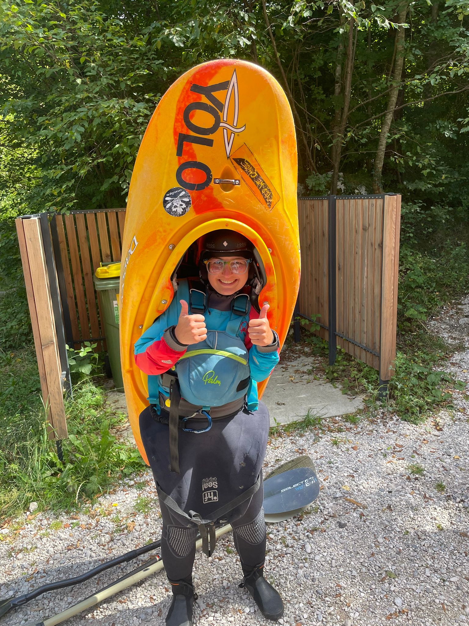 So kann man anscheinend auch ein Boot tragen.